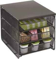 Safco - Coffee Pod Organizer - Hospitality Organizer, Black - Exact Industrial Supply