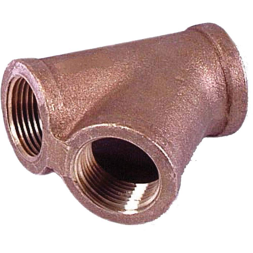 Brass Pipe 45 ° Y-Branch: 2-1/2″ Fitting, FNPT, Class 125, Lead Free 125 psi, Brass