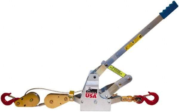 Maasdam - 8,000 Lb Lifting Capacity, 6' Lift Height, Puller Hoist - Made from Chain - Exact Industrial Supply