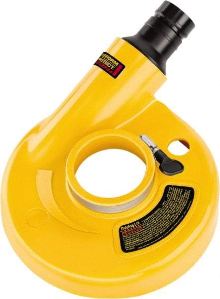 DeWALT - 7" Diam Angle & Disc Grinder Surfacing Shroud - For Use with DWE4517, DWE4519, DWE4557, DWE4559N, DWE4599CN, D28499X, DWE4597, DWE4597N & DWE4599N - Exact Industrial Supply