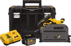 DeWALT - 60 Volt, 6-1/2" Blade, Cordless Circular Saw - 4,000 RPM, 1 Lithium-Ion Battery Included - Exact Industrial Supply