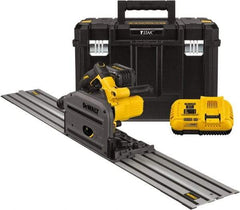 DeWALT - 60 Volt, 6-1/2" Blade, Cordless Circular Saw - 4,000 RPM, 1 Lithium-Ion Battery Included - Exact Industrial Supply