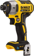 DeWALT - 20 Volt, 1/4" Drive, 152 Ft/Lb Torque, Cordless Impact Driver - Pistol Grip Handle, 3250 RPM, Bare Tool - Exact Industrial Supply