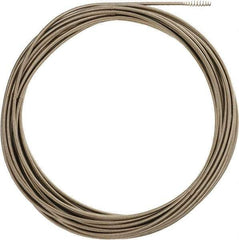 Milwaukee Tool - 5/16" x 75' Drain Cleaning Machine Cable - Inner Core, 1-1/4" to 2-1/2" Pipe, Use with Milwaukee Drain Cleaning Tools - Exact Industrial Supply