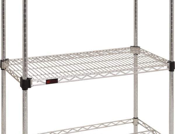 Eagle MHC - 48" Wide, 1-1/8 High, Open Shelving Accessory/Component - Stainless Steel, Stainless Steel Finish, 21" Deep, Use with Eagle MHC Shelving - Exact Industrial Supply