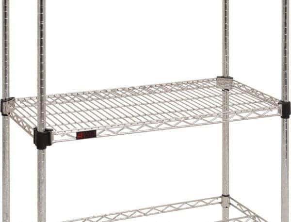 Eagle MHC - 36" Wide, 1-1/8 High, Open Shelving Accessory/Component - Stainless Steel, Stainless Steel Finish, 21" Deep, Use with Eagle MHC Shelving - Exact Industrial Supply