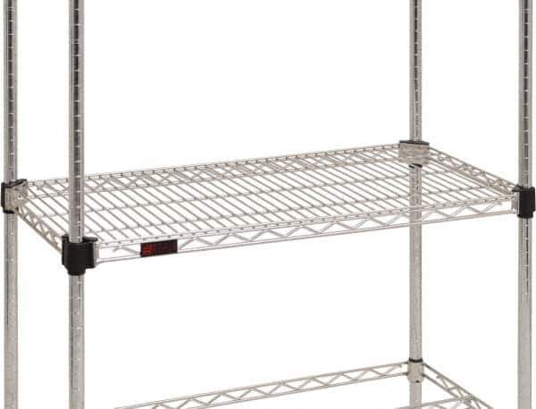 Eagle MHC - 48" Wide, 1-1/8 High, Open Shelving Accessory/Component - Stainless Steel, Stainless Steel Finish, 18" Deep, Use with Eagle MHC Shelving - Exact Industrial Supply