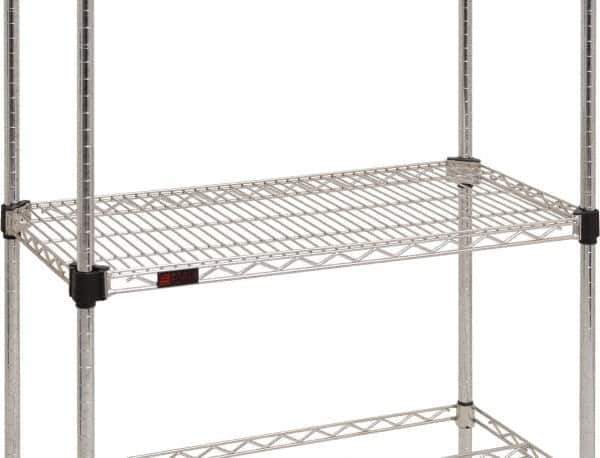 Eagle MHC - 60" Wide, 1-1/8 High, Open Shelving Accessory/Component - Zinc, Zinc Finish, 24" Deep, Use with Eagle MHC Shelving - Exact Industrial Supply