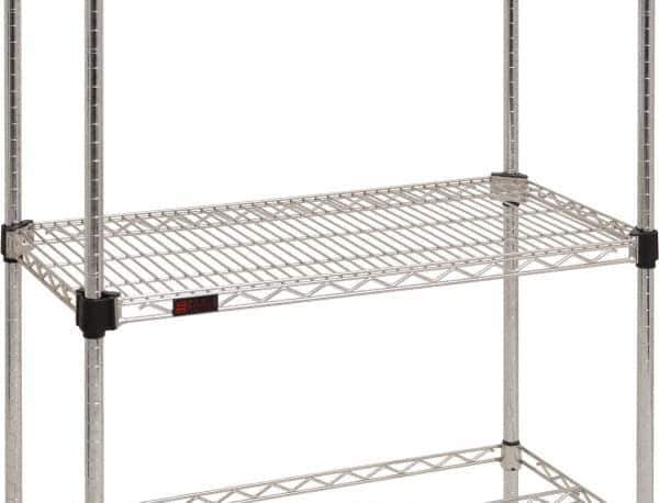 Eagle MHC - 54" Wide, 1-1/8 High, Open Shelving Accessory/Component - Zinc, Zinc Finish, 24" Deep, Use with Eagle MHC Shelving - Exact Industrial Supply