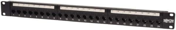 Tripp-Lite - Electrical Enclosure Steel Patch Panel - For Use with Racks - Exact Industrial Supply