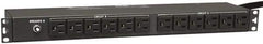 Tripp-Lite - 24 Outlets, 120 VAC30 Amps, 15' Cord, Power Outlet Strip - Rack Mount, 5-15/20R NEMA Configuration, 19" Strip - Exact Industrial Supply