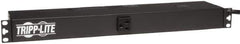 Tripp-Lite - 13 Outlets, 120 VAC20 Amps, 15' Cord, Power Outlet Strip - Rack Mount, 5-15/20R NEMA Configuration, 19" Strip - Exact Industrial Supply