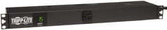 Tripp-Lite - 13 Outlets, 120 VAC15 Amps, 15' Cord, Power Outlet Strip - Rack Mount, 5-15R NEMA Configuration, 19" Strip - Exact Industrial Supply