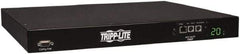 Tripp-Lite - 10 Outlets, 200/240 Volts, 20 Amps, 12' Cord, Power Outlet Strip - Rack Mount, 5-15/20R NEMA Configuration, 19" Strip - Exact Industrial Supply