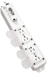 Tripp-Lite - 4 Outlets, 120 VAC15 Amps, 15' Cord, Power Outlet Strip - Keyhole, Tab Mount, 5-15 NEMA Configuration, 13-3/4" Strip - Exact Industrial Supply