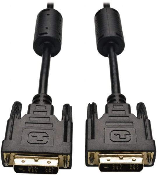 Tripp-Lite - 10' Long, DVI Computer Cable - Black, Male x Male - Exact Industrial Supply