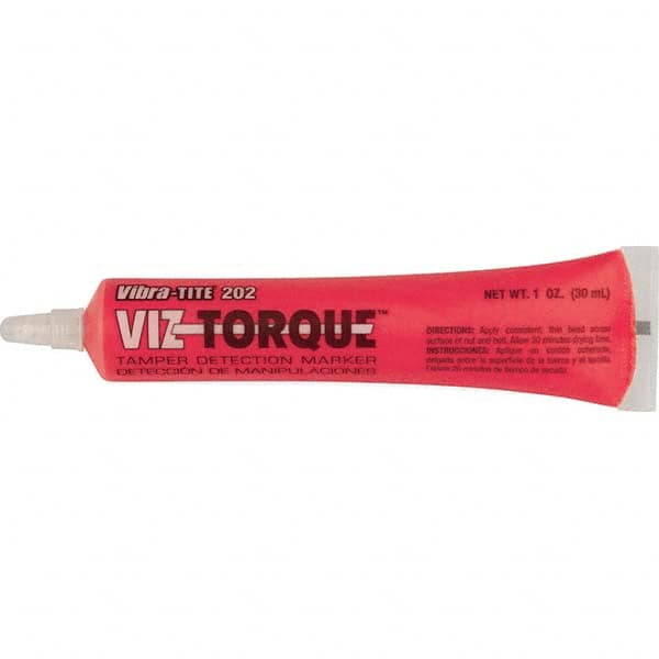 Vibra-Tite - Markers & Paintsticks Type: Visual Vibratory Indicator Color: Red - Exact Industrial Supply