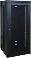 Tripp-Lite - 23.6" Overall Width x 26" Rack Height x 21.6" Overall Depth Data Cable Enclosure - 250 Lb Capacity, Black - Exact Industrial Supply