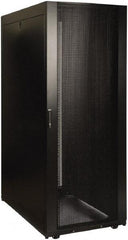 Tripp-Lite - 23.63" Overall Width x 42" Rack Height x 50.89" Overall Depth Data Cable Enclosure - 3,000 Lb Capacity, Black - Exact Industrial Supply