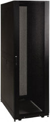 Tripp-Lite - 23.63" Overall Width x 42" Rack Height x 32.48" Overall Depth Data Cable Enclosure - 3,000 Lb Capacity, Black - Exact Industrial Supply