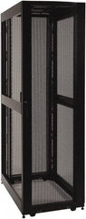 Tripp-Lite - 23.63" Overall Width x 42" Rack Height x 43" Overall Depth Data Cable Enclosure - 3,000 Lb Capacity, Black - Exact Industrial Supply