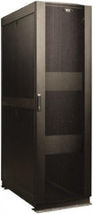Tripp-Lite - 23.63" Overall Width x 42" Rack Height x 43" Overall Depth Data Cable Enclosure - 3,000 Lb Capacity, Black - Exact Industrial Supply