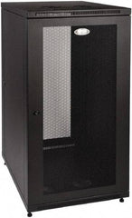 Tripp-Lite - 24.2" Overall Width x 24" Rack Height x 34.06" Overall Depth Data Cable Enclosure - 3,000 Lb Capacity, Black - Exact Industrial Supply
