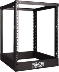 Tripp-Lite - Electrical Enclosure Steel Equipment Rack - For Use with Network Equipment, EIA-310-D Compliant/IEC 60297-3-100/RoHS Compliant, Includes Installation Guide & Mounting Hardware - Exact Industrial Supply