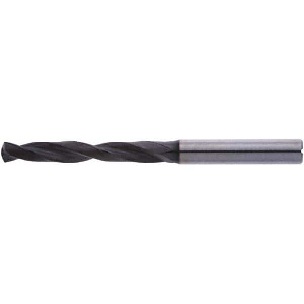 Accupro - 19/64" 140° Solid Carbide Jobber Drill - Exact Industrial Supply