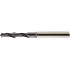 Accupro - 13mm 140° Spiral Flute Solid Carbide Screw Machine Drill Bit - Exact Industrial Supply