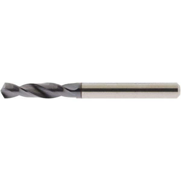 Accupro - 27/64" 118° Spiral Flute Solid Carbide Screw Machine Drill Bit - Exact Industrial Supply