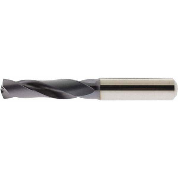 Accupro - 7.5mm 140° Spiral Flute Solid Carbide Screw Machine Drill Bit - Exact Industrial Supply