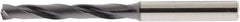 Accupro - 13/32" 140° Solid Carbide Jobber Drill - AlTiN Finish, Right Hand Cut, Spiral Flute, Straight Shank, 118mm OAL - Exact Industrial Supply