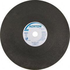 Norton - 24" Aluminum Oxide Cutoff Wheel - 7/32" Thick, 1-3/4" Arbor - Exact Industrial Supply