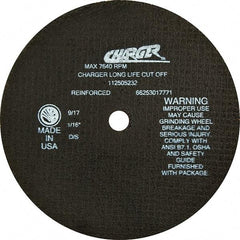 Norton - 8" Zirconia Alumina Cutoff Wheel - 1/16" Thick, 5/8" Arbor - Exact Industrial Supply