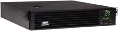 Tripp-Lite - 20 Amp, 2,200 VA, Tower & Rack Mount Line Interactive Backup Uninterruptible Power Supply - Backup 4-1/2 min with Full Load & 28 min with Half Load, 120 VAC Input & Output, 1,920 Watt Output, 1 Phases, 8 Outlets - Exact Industrial Supply
