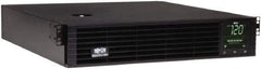 Tripp-Lite - 20 Amp, 2,600 VA, Tower & Rack Mount Line Interactive Backup Uninterruptible Power Supply - Backup 4.6 min with Full Load & 19 min with Half Load, 120 VAC Input & Output, 1,920 Watt Output, 1 Phases, 8 Outlets - Exact Industrial Supply