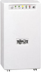 Tripp-Lite - 15 Amp, 700 VA, Tower Mount Line Interactive Backup Uninterruptible Power Supply - Backup 18 min with Full Load & 42 min with Half Load, 120 VAC Input & Output, 450 Watt Output, 1 Phases, 6 Outlets - Exact Industrial Supply