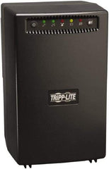 Tripp-Lite - 15 Amp, 1,500 VA, Tower Mount Line Interactive Backup Uninterruptible Power Supply - Backup 4 min with Full Load & 8-1/2 min with Half Load, 120 VAC Input & Output, 940 Watt Output, 1 Phases, 8 Outlets - Exact Industrial Supply