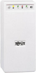Tripp-Lite - 15 Amp, 350 VA, Tower Mount Line Interactive Backup Uninterruptible Power Supply - Backup 15-1/2 min with Full Load & 37 min with Half Load, 120 VAC Input & Output, 225 Watt Output, 1 Phases, 4 Outlets - Exact Industrial Supply