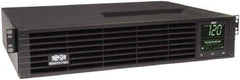 Tripp-Lite - 15 Amp, 1,000 VA, Tower & Rack Mount Line Interactive Backup Uninterruptible Power Supply - Backup 6.3 min with Full Load & 18 min with Half Load, 120 VAC Input & Output, 900 Watt Output, 1 Phases, 6 Outlets - Exact Industrial Supply