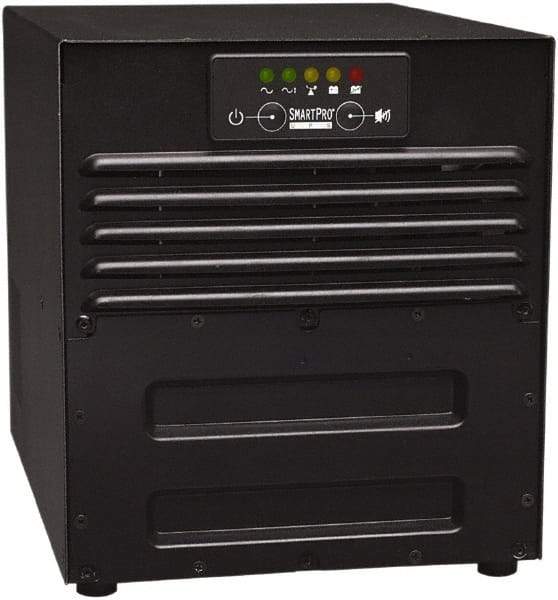 Tripp-Lite - 15 Amp, 700 VA, Tower Mount Line Interactive Backup Uninterruptible Power Supply - Backup 22.2 min with Full Load & 9 min with Half Load, 120 VAC Input & Output, 450 Watt Output, 1 Phases, 6 Outlets - Exact Industrial Supply