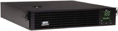 Tripp-Lite - 20 Amp, 3,000 VA, Tower & Rack Mount Line Interactive Backup Uninterruptible Power Supply - Backup 3 min with Full Load & 11 min with Half Load, 120 VAC Input & Output, 2,880 Watt Output, 1 Phases, 8 Outlets - Exact Industrial Supply