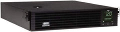 Tripp-Lite - 20 Amp, 3,000 VA, Tower & Rack Mount Line Interactive Backup Uninterruptible Power Supply - Backup 3-1/2 min with Full Load & 10 min with Half Load, 120 VAC Input & Output, 2,880 Watt Output, 1 Phases, 8 Outlets - Exact Industrial Supply