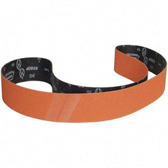 Norton - 4" Wide x 132" OAL, 36 Grit, Ceramic Abrasive Belt - Ceramic, Coated, Y Weighted Cloth Backing - Exact Industrial Supply