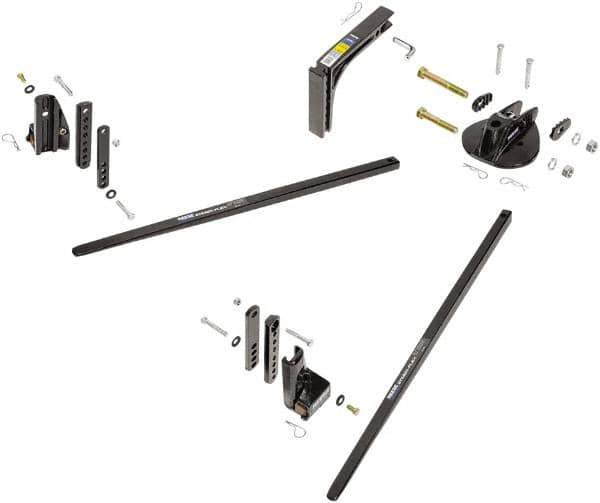 Reese - 12,000 Lb Capacity Weight Distributing Kit - For Use with Up to 7\x94 Trailer Frames with Top & Bottom Mount Couplers - Exact Industrial Supply