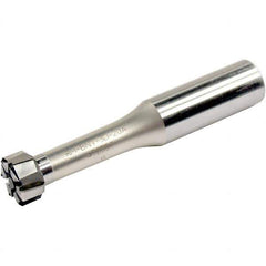 Iscar - Axial Clamp, Straight Shank Modular Reamer Body - 31.75mm Shank Diam, 2.36" Shank Length, 12.88" OAL, 267.21mm Body Length, 25.4mm Reamer Head Diam Compatibility, Right Hand Cut - Exact Industrial Supply