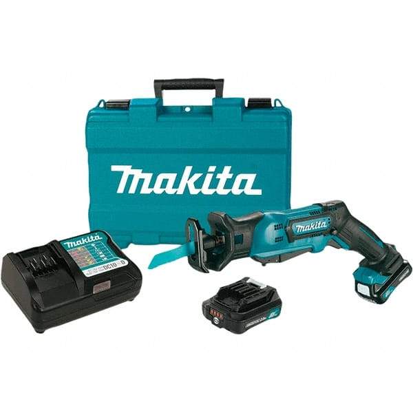 Makita - Cordless Reciprocating Saws Voltage: 12.0 Battery Chemistry: Lithium-Ion - Exact Industrial Supply