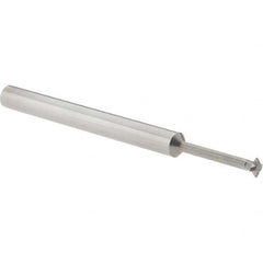 Accupro - 5/32° 5/32" Cut Diam, 0.045" Cut Width, 3/16" Shank, Solid Carbide Double-Angle Cutter - Exact Industrial Supply