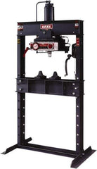 Dake - 75 Ton Air/Hydraulic Shop Press - 10" Stroke - Exact Industrial Supply